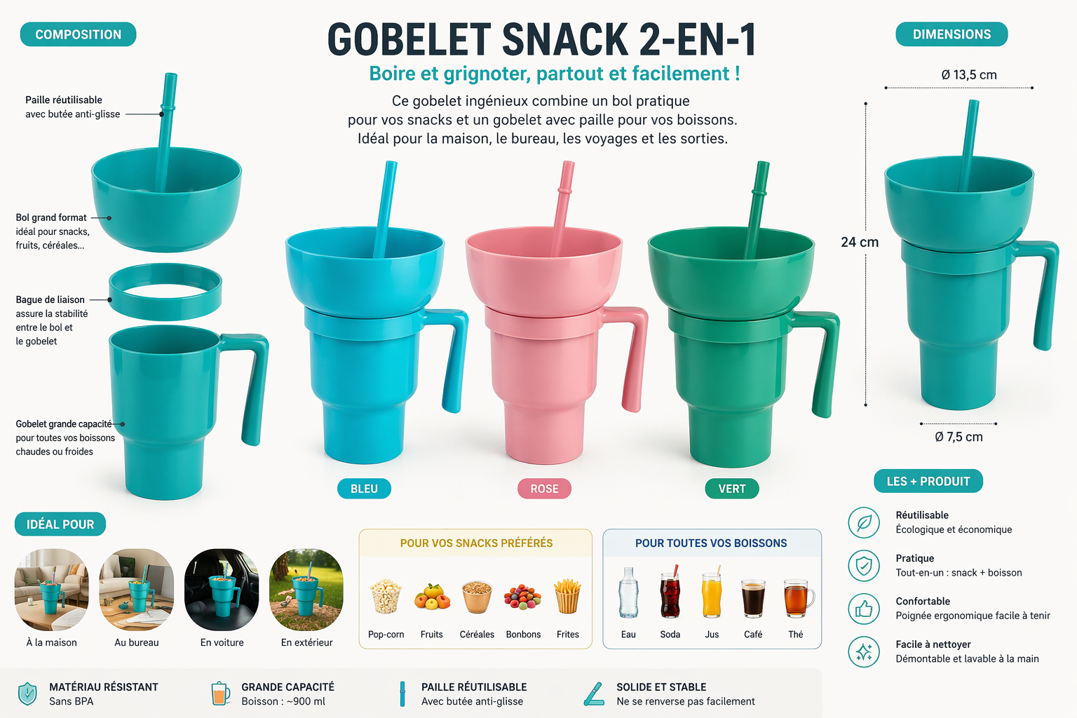 Snack Bol Cup
